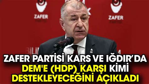 Zafer Partisi’nin destekleyeceğini duyurduğu MHP’nin Kars adayı belli oldu